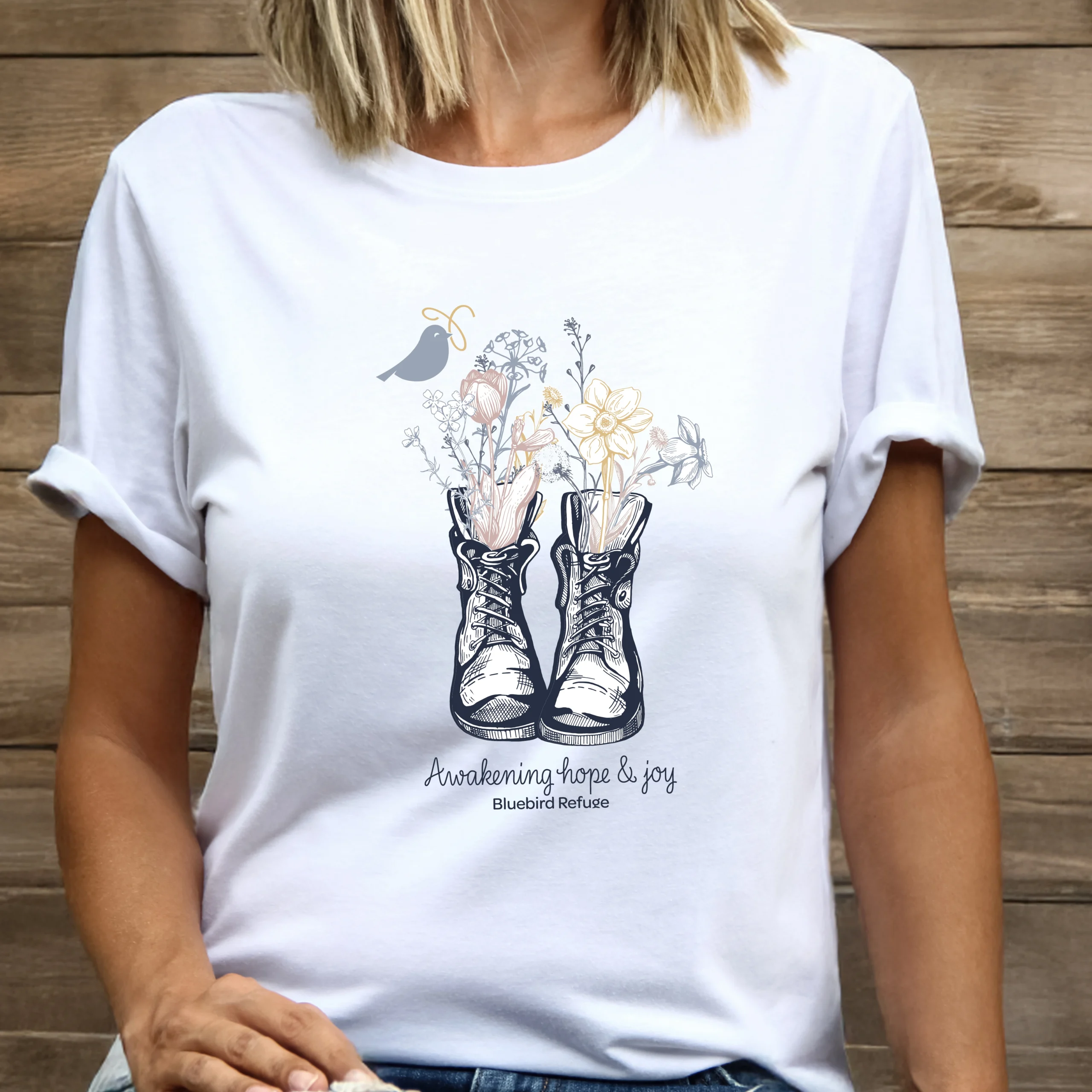 Boots Tee