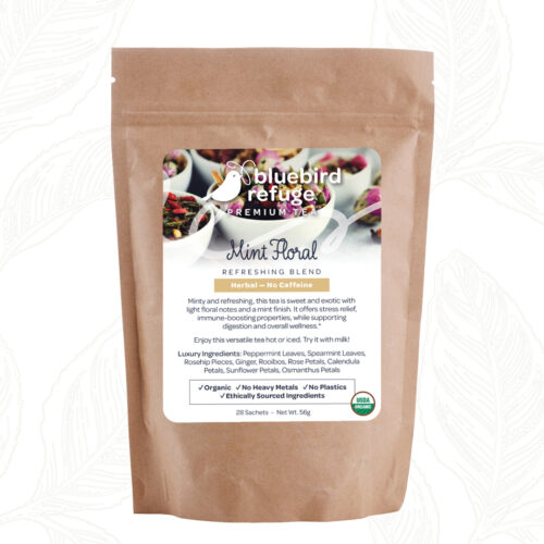 Bluebird Refuge Mint Floral Herbal Tea