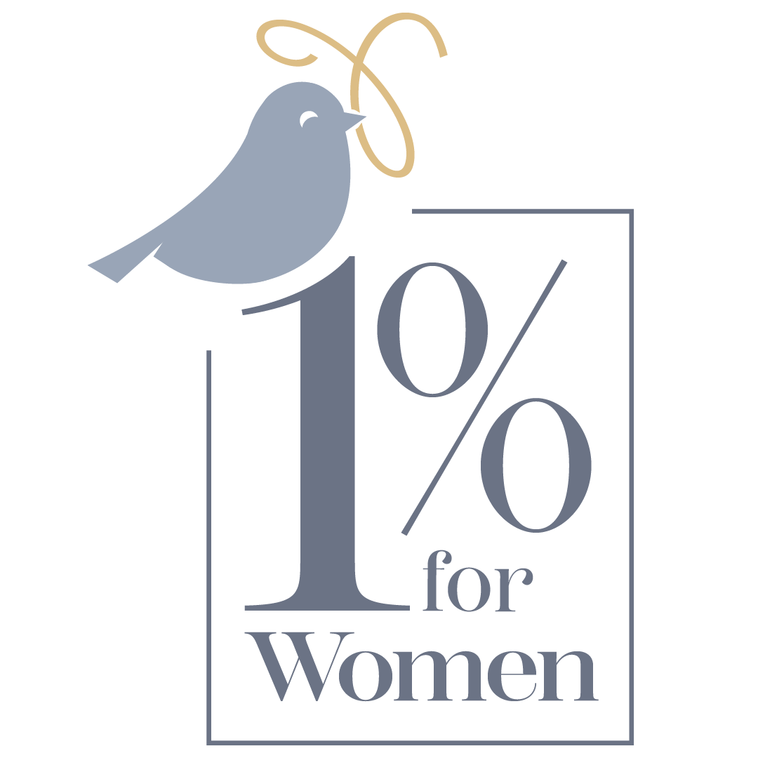 1% for Women Logo