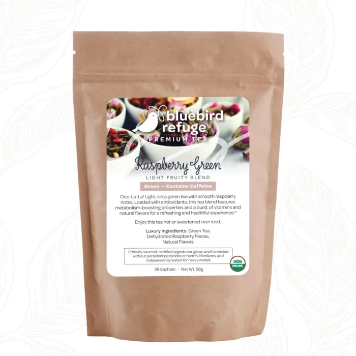 Raspberry Green Tea (28 Sachets)