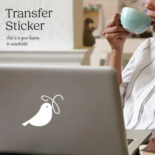 Bluebird Transfer Sticker