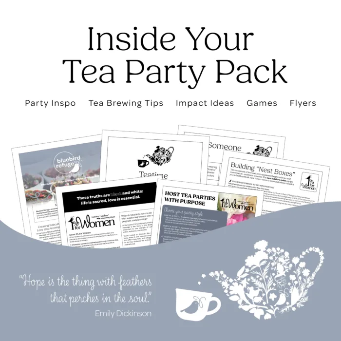 Tea Party Pack Materials