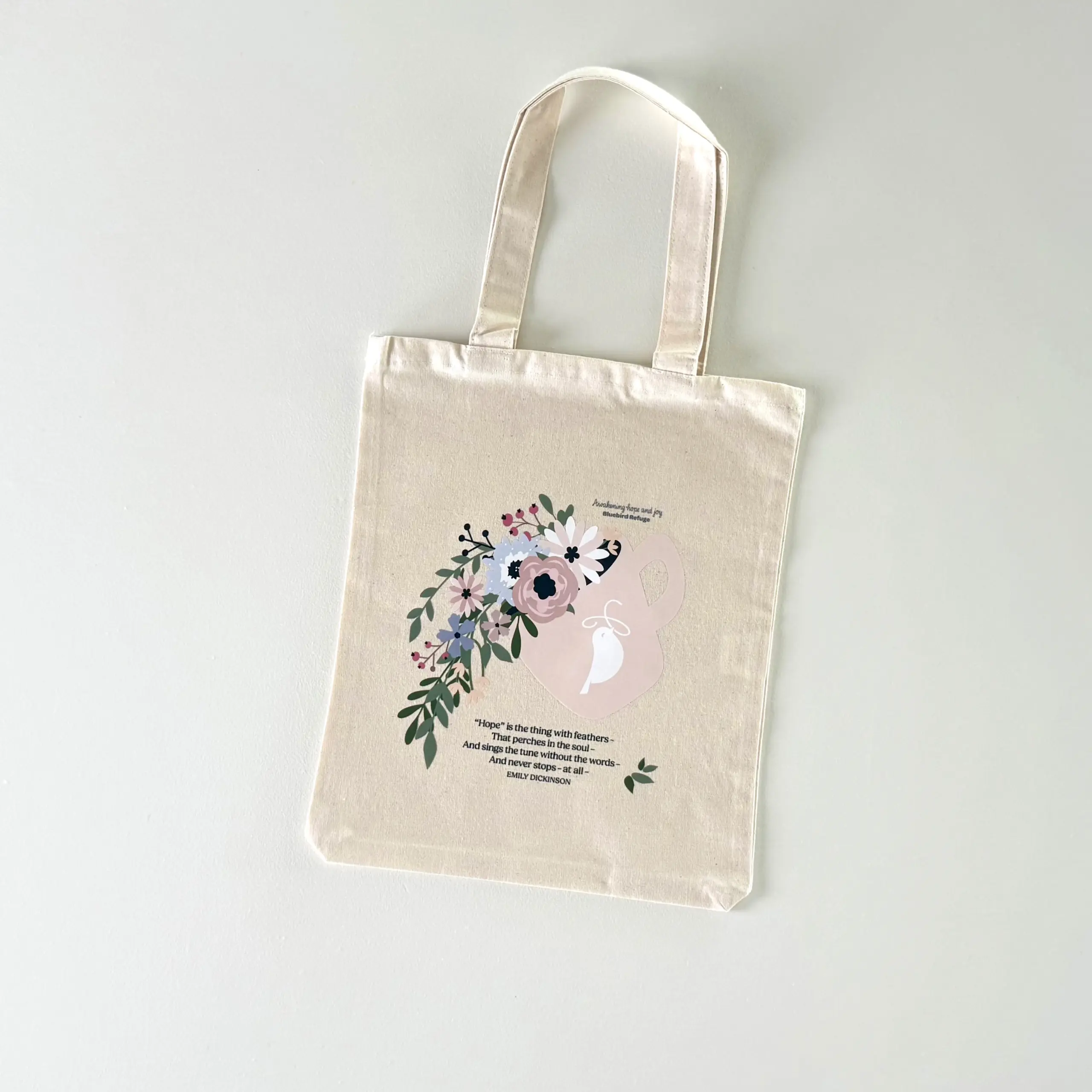 Bluebird Refuge Cup Overflows Tote