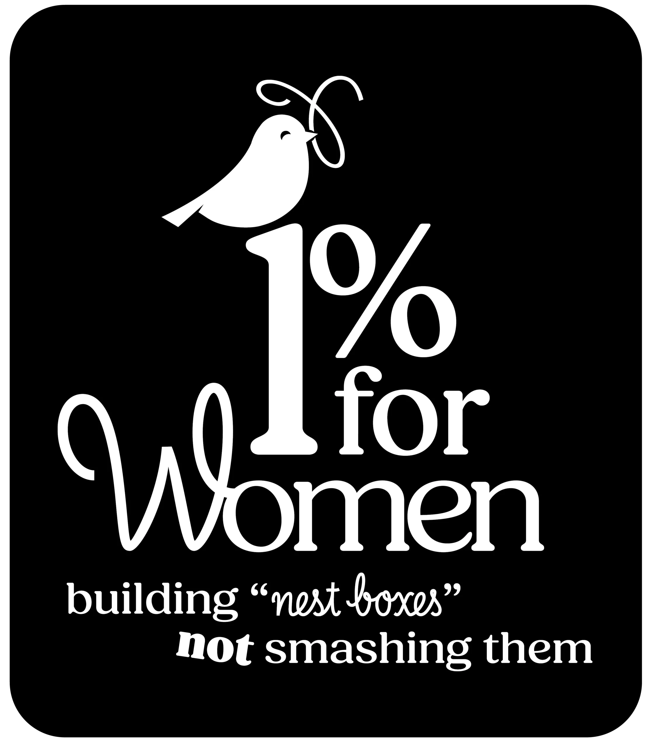 1% for Women Logo